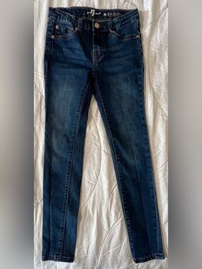 7 For All Mankind Dark Indigo Skinny Jeans